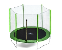 Батут DFC Trampoline Fitness 5ft наружн.сетка, св.зел. (152см)