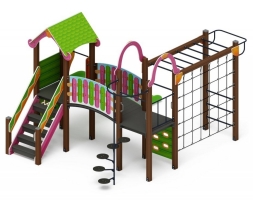 Детская игровая площадка Лукоморье ДИК 2.25.06-11 H=1200, фото 3 Детская игровая площадка Лукоморье ДИК 2.25.06-11 H=1200, фото 3