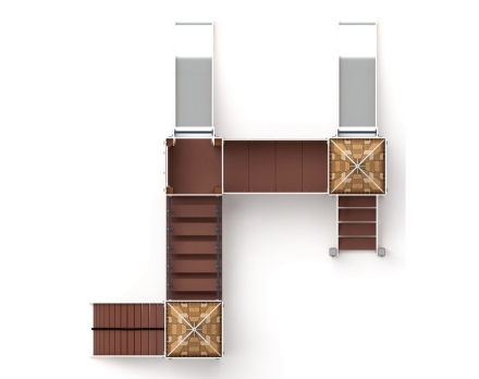 Детская игровая площадка Королевство (Картонное) ДИК 1.15.03-22 H=900, фото 5