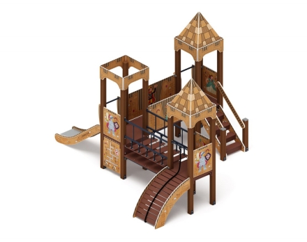 Детская игровая площадка Королевство (Картонное) ДИК 1.15.03-22 H=900, фото 4