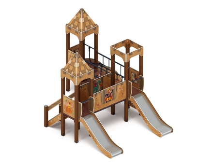 Детская игровая площадка Королевство (Картонное) ДИК 1.15.03-22 H=900, фото 3