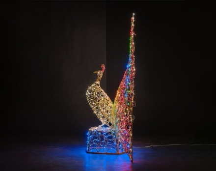 Световая фигура Павлин №1 002, фото 2