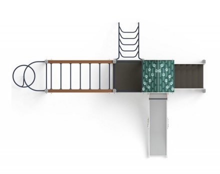 Детская игровая площадка Играйте с нами Город ДИК 2.01.1.08-01 H=1200, фото 4