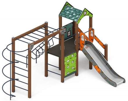 Детская игровая площадка Играйте с нами Город ДИК 2.01.1.08-01 H=1200, фото 1