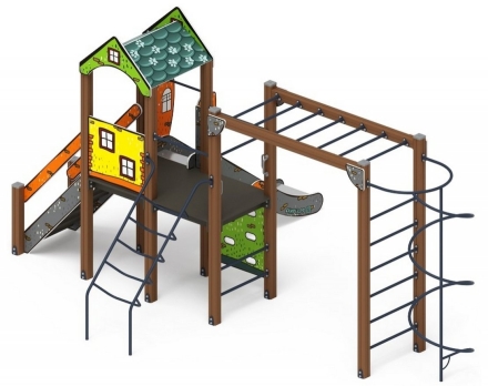 Детская игровая площадка Играйте с нами Город ДИК 2.01.1.08-01 H=1200, фото 3