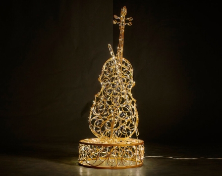 Световая фигура Контрабас, фото 1