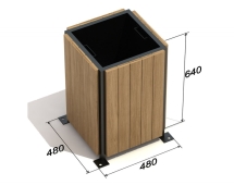 Урна деревянная