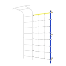 Комплект с канатным лазом Романа пристенный ДСКМ 1С-8.18-45 синяя слива