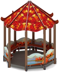 Беседка-пагода Карнавал (Осень) - МФ 10.22.01-20, фото 1 Беседка-пагода Карнавал (Осень) - МФ 10.22.01-20, фото 1