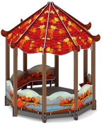 Беседка-пагода Карнавал (Осень) - МФ 10.22.01-20, фото 4 Беседка-пагода Карнавал (Осень) - МФ 10.22.01-20, фото 4