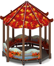 Беседка-пагода Карнавал (Осень) - МФ 10.22.01-20, фото 3 Беседка-пагода Карнавал (Осень) - МФ 10.22.01-20, фото 3