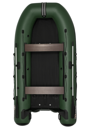 Моторная лодка ПВХ Фрегат 350 FM Light (ФМ Лайт) НДНД Про Зеленый, фото 1
