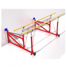 Брусья гимнастические пристенные массовые стеклопл.жерди