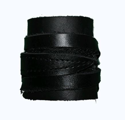 Напульсник тонкий из мягкой кожи на липучке, фото 2