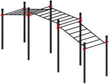 Воркаут ЛОВ 108 красный ВТ 102.22-01