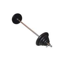 Штанга тренировочная 115,5 кг (обрезиненные диски) Штанга тренировочная 115,5 кг (обрезиненные диски)