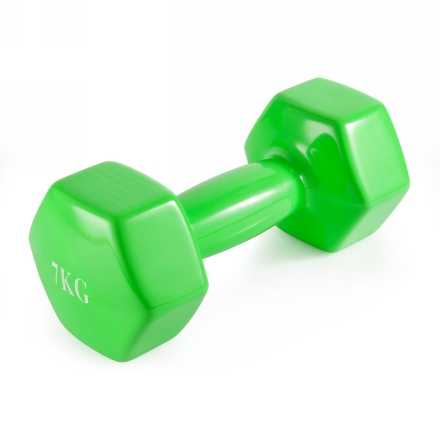 Гантель неразборная  7 кг винил, фото 1