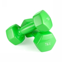 Гантель неразборная 7 кг винил Гантель неразборная 7 кг винил