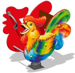 Качалка на пружине Петушок У1 КЧ068 для детской площадки