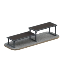 Скамья двухуровневая Скамья двухуровневая