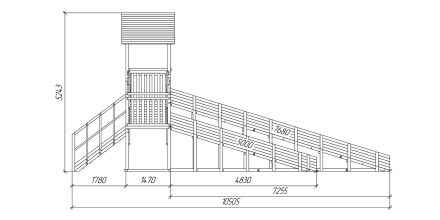 Зимняя горка Савушка Зима 7/2, фото 6