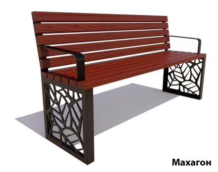 Парковая скамейка Севастополь, Лиственница 1,2 м, фото 4