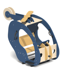 Игровой комплекс Вертолёт малый ИО-14.5 для детской площадки Игровой комплекс Вертолёт малый ИО-14.5 для детской площадки