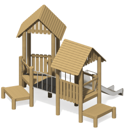 Игровой комплекс Эко ИК-242 для детской площадки, фото 2 Игровой комплекс Эко ИК-242 для детской площадки, фото 2