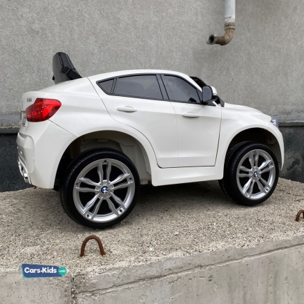 Электромобиль BMW X6M Mini JJ2199 белый, фото 6