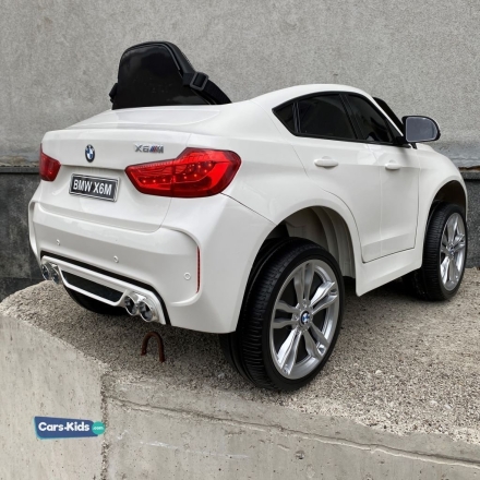 Электромобиль BMW X6M Mini JJ2199 белый, фото 4