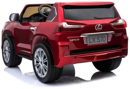 Детский электромобиль Lexus LX570 4WD MP3 - DK-LX570-RED-PAINT, фото 5