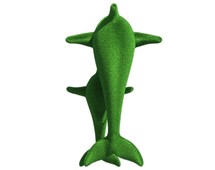 Топиари композиция Дельфины, пара - газон Eco, фото 4