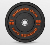 Bronze Gym Диск бамперный 25кг д50