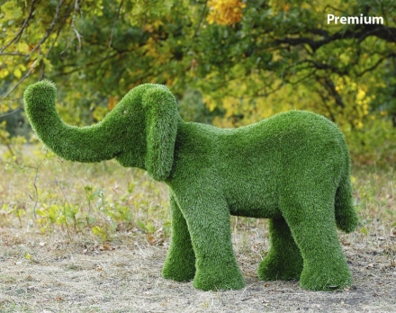 Топиари слон Патрик, средний - газон Deluxe, фото 5