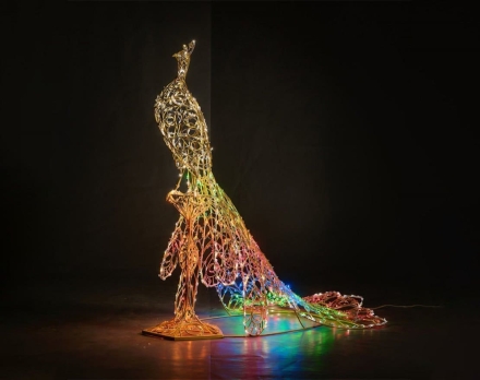 Световая фигура Павлин №2 001, фото 3