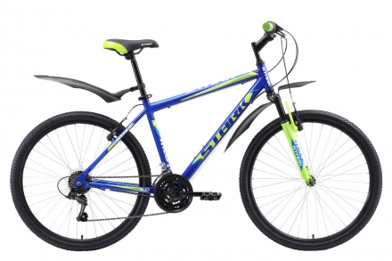 Велосипед Stark&#039;18 Respect 26.1 V синий/зелёный/голубой 16&quot;, фото 1
