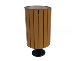 Урна Эстель круглая на ножке (лиственница), фото 4 Урна Эстель круглая на ножке (лиственница), фото 4