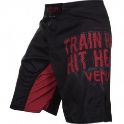 Шорты ММА Venum Train Hard Hit Heavy Black