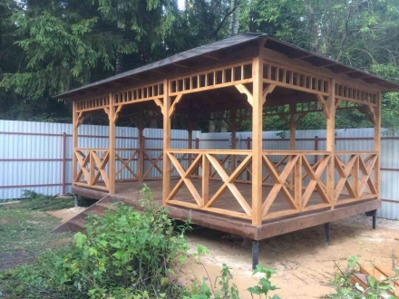 Прямоугольная беседка БОЛЬШАЯ ЕВРОПА, фото 26