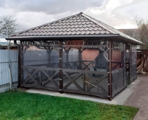 Прямоугольная беседка БОЛЬШАЯ ЕВРОПА Прямоугольная беседка БОЛЬШАЯ ЕВРОПА