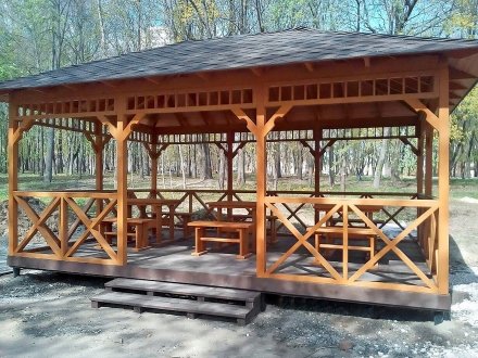 Прямоугольная беседка БОЛЬШАЯ ЕВРОПА, фото 20