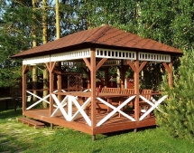 Прямоугольная беседка БОЛЬШАЯ ЕВРОПА Прямоугольная беседка БОЛЬШАЯ ЕВРОПА