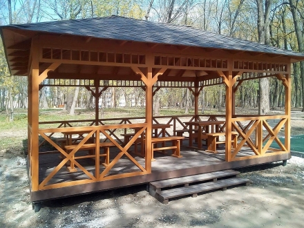 Прямоугольная беседка БОЛЬШАЯ ЕВРОПА, фото 15
