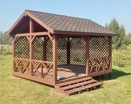 Прямоугольная беседка РАНЧО, фото 1
