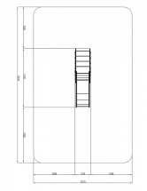 Горка мини - ИО 41.01.09-02 - (Радуга) H=750 Горка мини - ИО 41.01.09-02 - (Радуга) H=750