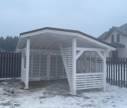 Угловая беседка ГЕОМЕТРИЯ, фото 7