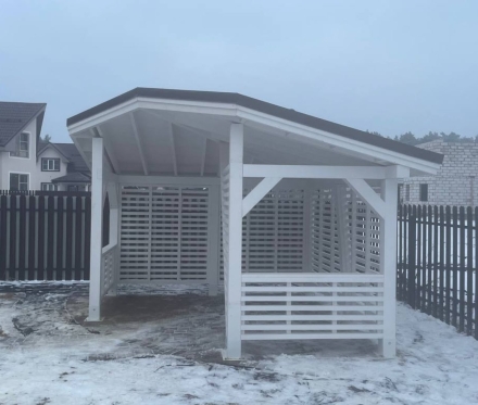 Угловая беседка ГЕОМЕТРИЯ, фото 6