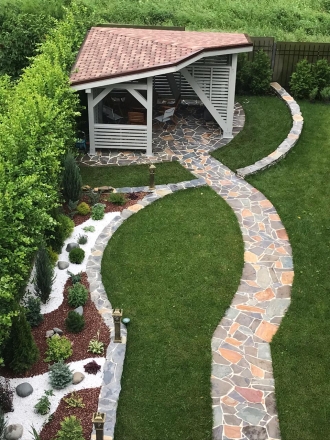 Угловая беседка ГЕОМЕТРИЯ, фото 2