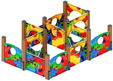 Лабиринт Кубик 3 (граффити) МФ 20.01.03-10, фото 4