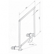 Тележка для перевозки брусьев